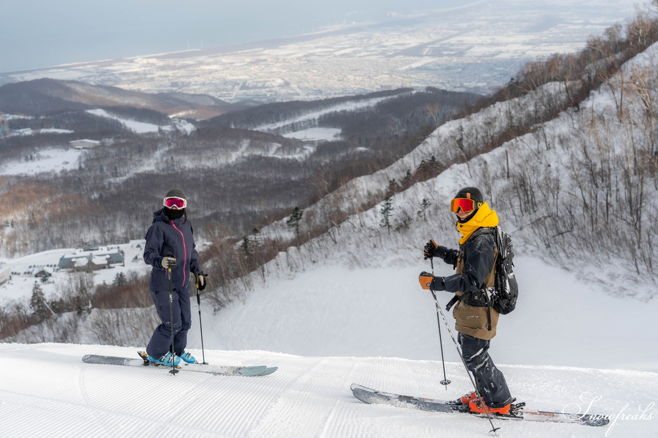 標高1,023ｍ。手稲山を知り尽くしたプロスキーヤー・中西太洋さんと行く、“マザーマウンテン”フォトセッション(^_-)-☆